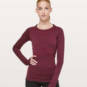 Lululemon Swiftly Tech Long Sleeve Ruby Size 6